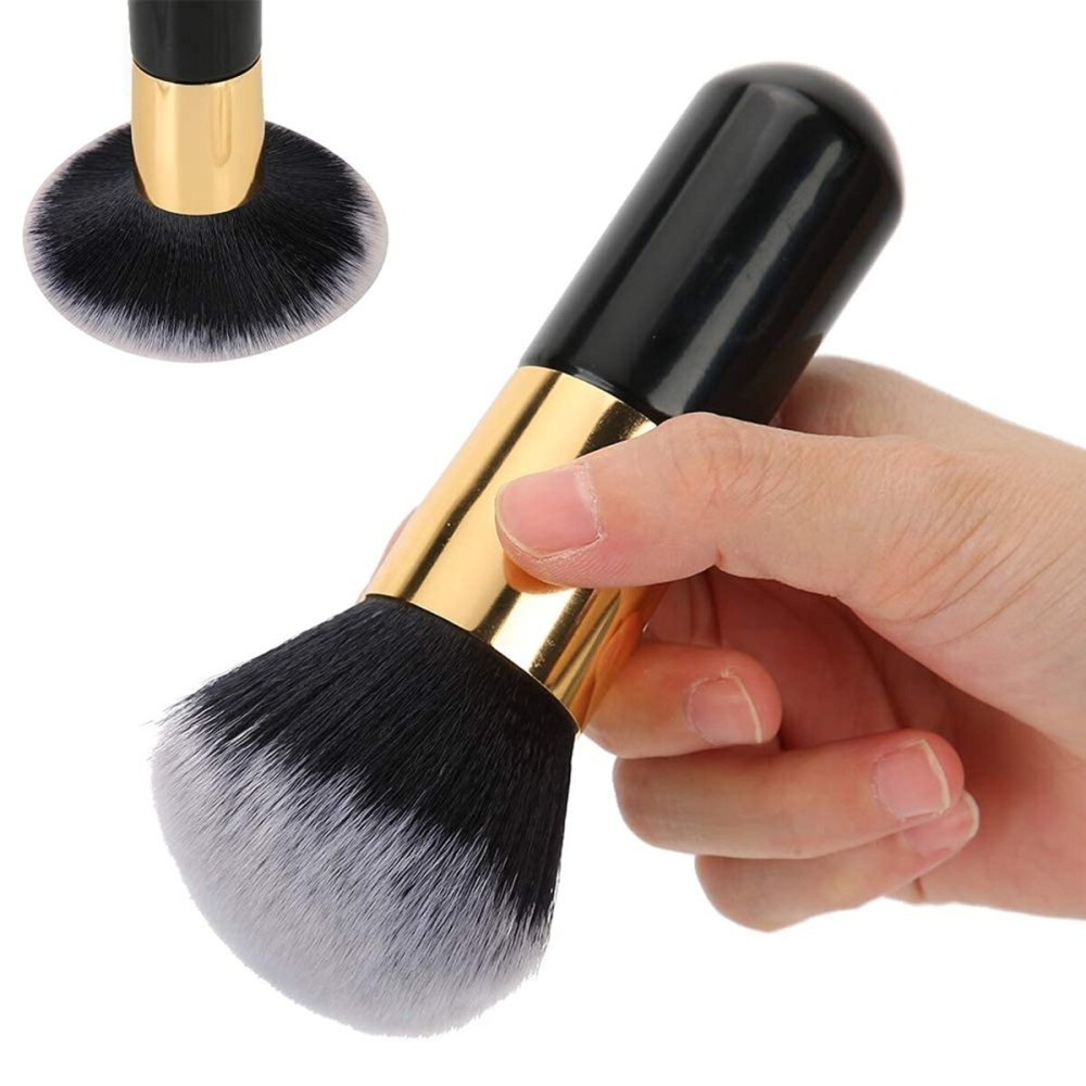 3.5in Large Loose Powder Brush, Soft Blush Foundation Brush Wet Dry Cosmetic Tool for Selfie 3.5in Large Loose Powder Brush, Soft Blush Foundation Brush Wet Dry Cosmetic Tool for Selfie
