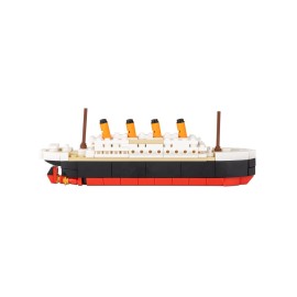 Brick Loot Titanic Micro Building Blocks Set - 217-Piece DIY Ship Model Kit, Mini Bricks for Adults & Kids, 3D Puzzle STEM Toy, Collectible Display, Gift for Ship Lovers & Puzzle Fans (Medium)