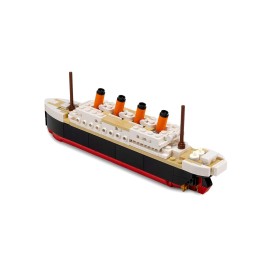 Brick Loot Titanic Micro Building Blocks Set - 217-Piece DIY Ship Model Kit, Mini Bricks for Adults & Kids, 3D Puzzle STEM Toy, Collectible Display, Gift for Ship Lovers & Puzzle Fans (Medium)