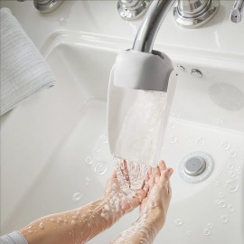 CHILDHOOD (2 Pack) Faucet Extender for Kitchen and Bathtub Sink, Universal Sink Handle Extenders, Fun Hand-Washing for Babies, Toddlers and Kids (Grey)