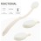 LFJ Lotion Applicator with Long Curved Handle for Back,Legs,Feet Self Application of Sunscreen, Sunless Self-Tanning, Skin Cream, Acne