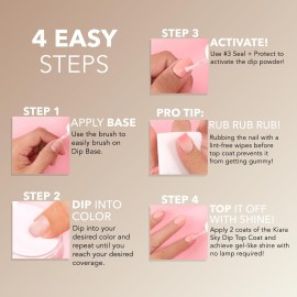 Kiara Sky French Manicure Dip Powder Starter Kit | Mini Size