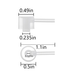 Lil Ray 6 PCS Perfume Dispenser Pump Transfer Tool for Small Travel Refillable Perfume Atomizer Spray Bottle, 4PCS Mini Metel Funnel, 2 PCS Mini dropper