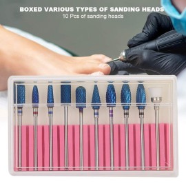 . Life 10Pcs Nail Drill Bits Set - Drill Bits Acrylic Nail File Bits Cuticle Drill Bit Efile Tungsten Nail Bit Nail Grinding Head Fine Grit for Acrylic Gel Nails Cuticle Manicure Pedicure . Life 10Pcs Nail Drill Bits Set - Drill Bits Acrylic Nail File Bits Cuticle Drill Bit Efile Tungsten Nail Bit Nail Grinding Head Fine Grit for Acrylic Gel Nails Cuticle Manicure Pedicure
