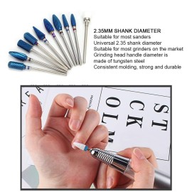 . Life 10Pcs Nail Drill Bits Set - Drill Bits Acrylic Nail File Bits Cuticle Drill Bit Efile Tungsten Nail Bit Nail Grinding Head Fine Grit for Acrylic Gel Nails Cuticle Manicure Pedicure . Life 10Pcs Nail Drill Bits Set - Drill Bits Acrylic Nail File Bits Cuticle Drill Bit Efile Tungsten Nail Bit Nail Grinding Head Fine Grit for Acrylic Gel Nails Cuticle Manicure Pedicure