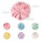 Whaline Pastel Hair Scrunchies Large Velvet Elastic Scrunchy Bobbles Ice Cream Color Hair Bands Soft Hair Ties Hair Accessories for Girls Women, 6 Colors