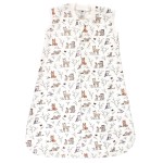 Hudson Baby Unisex Baby Premium Quilted Sleeveless Sleeping Bag and Wearable Blanket, Enchanted Forest, 6-12 Months