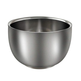 Men\'s Shaving Soap Bowl Stainless Steel Shaving Cup Double Layer Foam Shaving Soap Cream Mug Shaver Razor Cleansing Foam Tool