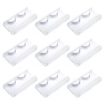 25 Pieces Clear Rectangle Eyelash Tray Holder Plastic False Eyelash Tray Container for False Eyelash Storage Case Packaging Box Cosmetic Container