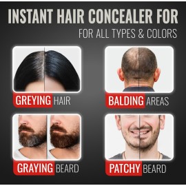 TINT Root Cover Up Hair Powder for Women & Men, Brown, Gray Hair Concealer, Root Touch Up Powder TINT Root Cover Up Hair Powder for Women & Men, Brown, Gray Hair Concealer, Root Touch Up Powder