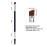 Duo Eye Brow Brush - Angled Eyebrow Brush, Spoolie, Eyelash Comb - 1 Pcs