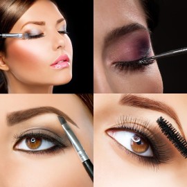 Duo Eye Brow Brush - Angled Eyebrow Brush, Spoolie, Eyelash Comb - 1 Pcs