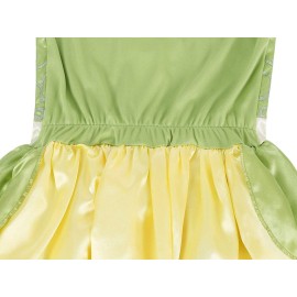 WonderBabe Princess and The Frog Dress Fairy Costume for Girls Birthday Party Fancy Dress Up Outfit Kids Halloween Costume 3 4T WonderBabe Princess and The Frog Dress Fairy Costume for Girls Birthday Party Fancy Dress Up Outfit Kids Halloween Costume 3 4T