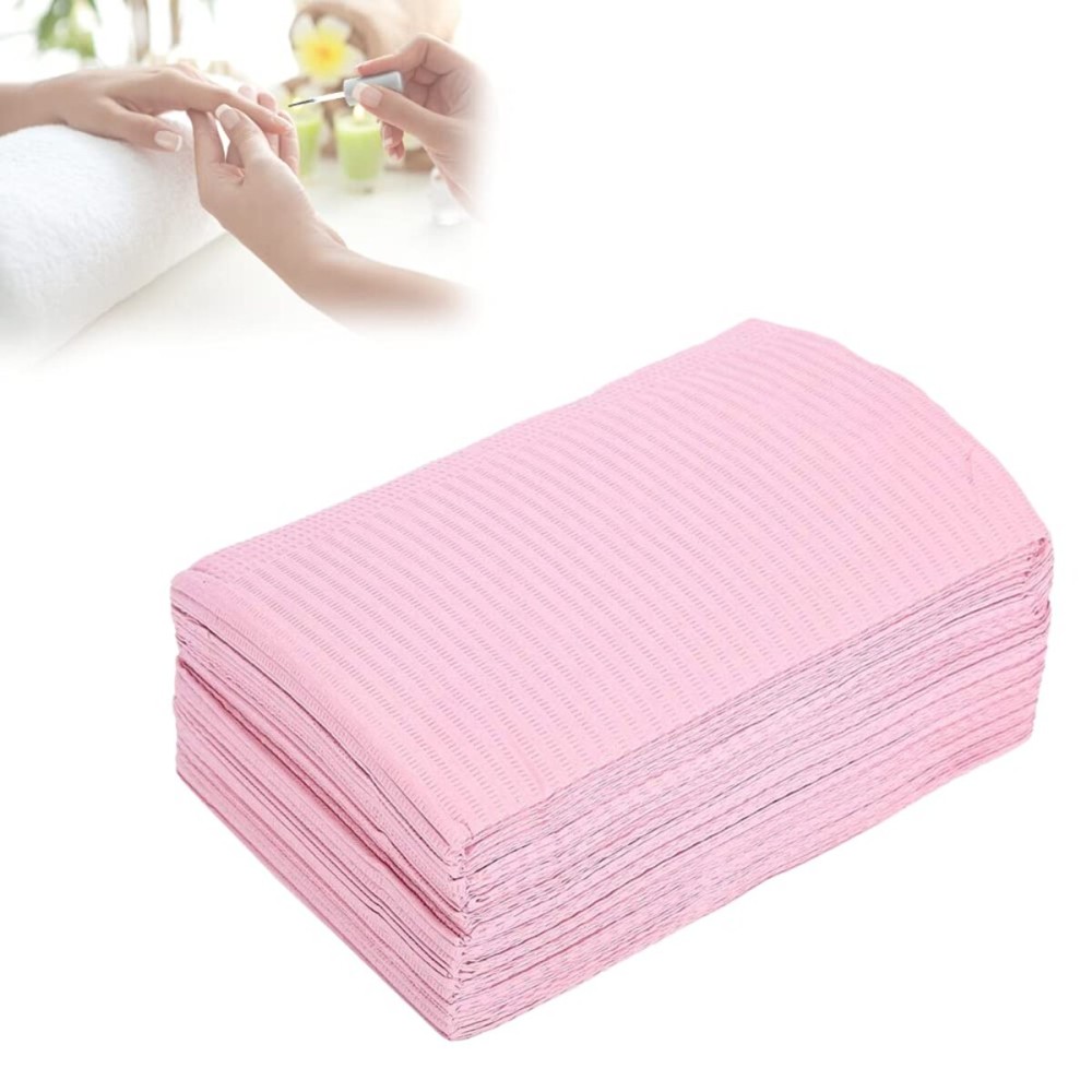 Placemats,125 Units Soft Disposable Nail Art Table Mat Table Covers Sheets Nail Table Cover Supplies for Professional and Beginner Manicure Table Mats