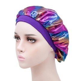 Kids Bonnets for Girls Curly Hair - Satin Sleep Caps, Hair Cover for Sleeping, Silk Night Cap