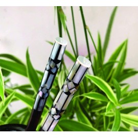 Wooden Hair chopsticks, The Head of Top Inlay with Mother of Pearl by Hand, Unique Decorative Wooden Hair Sticks, Vintage Hair Chopsticks for Women, Mother\'s Day Gifts for Mom, Wife, Sister (Style 2) Wooden Hair chopsticks, The Head of Top Inlay with Mother of Pearl by Hand, Unique Decorative Wooden Hair Sticks, Vintage Hair Chopsticks for Women, Mother\'s Day Gifts for Mom, Wife, Sister (Style 2)