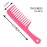 Extra Large Detangler Comb | Wide Tooth Shower Comb with Handle | Big Paddle Comb for Men and Women | Ideal for Everyday Use | For All Hair Types | By Bardeau Essentials (Pink)