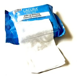 LACURA Face Care Make-Up Removing Cleansing Towelettes 25ct