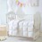 Baby Crib Comforter/Duvet/Blanket All Season 100% Natural White Goose Down Filled,Noiseless 500 Thread Count 100% Cotton Fabric 750+Fill Power (White, 45x60in)