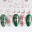 Christmas 3D Nail Art Stickers Laser Xmas Nail Decals Snowflake Elk Leaf Snowman Santa Tree Candy Winter Self Adhesive Nail Stickers New Year Charms Nail Supplies DIY Decorations 9 Sheets Rosegold