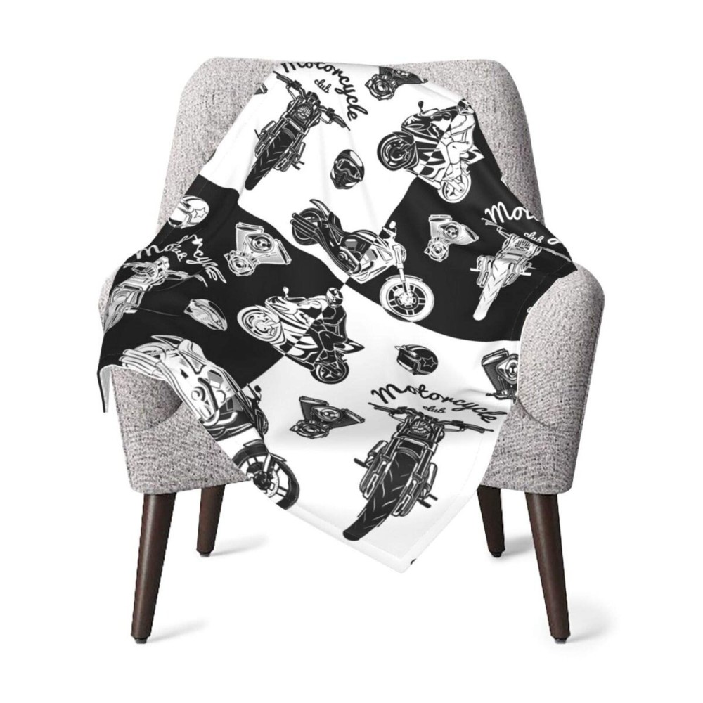 DYPOHJLRBJ Motorcycle Equipment Super Soft Toddler Newborn 30 x 40 inch Baby Blankets for Boys and Girls, Plush Swaddling Blanket for Stroller, Crib and Nursery