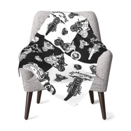 DYPOHJLRBJ Motorcycle Equipment Super Soft Toddler Newborn 30 x 40 inch Baby Blankets for Boys and Girls, Plush Swaddling Blanket for Stroller, Crib and Nursery