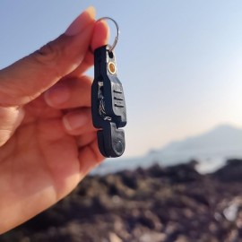 Uncedaran Line Clip Snap Weight Release Clip for Offshore Fishing Planer Board Kite Heavy Tension Snap Release Clip Downriggers Outrigger Release Clips (7pcs Black)