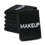 Ben Kaufman Makeup Remover Face Washcloth - Absorbent Towel for Drying Your Face - Soft & Machine Washable Makeup Remover Cloth - Cotton Towel for Daily Skincare - 13 x 13 (6 Pack)