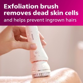 Philips Beauty Epilator Series 8000 5 in 1 Shaver for Women, Trimmer, Pedicure & Body Exfoliator + 9 Accessories, BRE740/14 Philips Beauty Epilator Series 8000 5 in 1 Shaver for Women, Trimmer, Pedicure & Body Exfoliator + 9 Accessories, BRE740/14