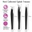 SIVOTE Lash Tweezers for Eyelash Extensions for Volume, Isolation & Classic Lashes, 3 Pack, Black