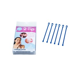 Davison Set of 6 Multi Use Two Ended Reusable Q Tip Swab and Blemish Removers. All in One Tool Cleans Ears, Ear Wax, Skin Imperfections, Nasal Gunk and More. Great for a Congested Baby or Infant