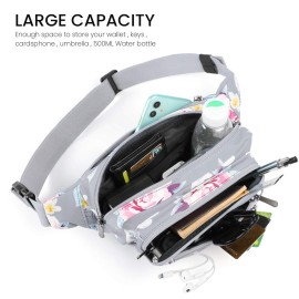 CXWMZY Fanny Packs For Women & Men Waist Pack Hip Bum Bag with Multi-Pockets Large Capacity Waterproof , for Disney Traveling Casual Cycling Running Hiking