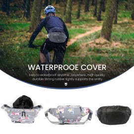 CXWMZY Fanny Packs For Women & Men Waist Pack Hip Bum Bag with Multi-Pockets Large Capacity Waterproof , for Disney Traveling Casual Cycling Running Hiking