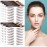 Aresvns Eyebrow Tattoo Sticker 77 Pairs!4D Fake Eyebrows,Popular Reddish Brown (Chocolate color) Eyebrow Transfers Sticker,Suitable Sizes,Waterproof and Long-Lasting 4-6 Days