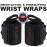 Hustle Athletics Wrist Wraps for Weightlifting - USPA Approved, Best Gym Wrist Straps for Weightlifting Wrist Support for Powerlifting, Bodybuilding & Strength Training - Thumb Loop for Men & Women