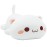 Onsoyours Cute Kitten Plush Toy 25.5 Stuffed Animal Pet Kitty Soft Anime Cat Large Plush Pillow for Kids (White A, 25.5)