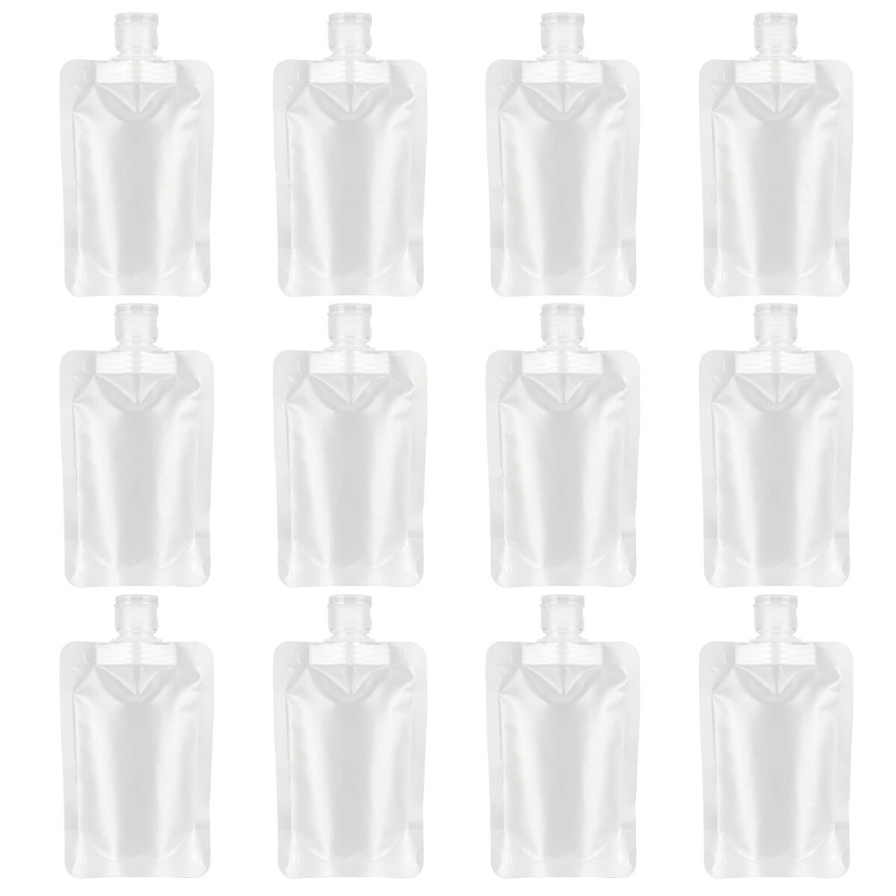 YASUOA 12 Pieces 100ml Leakproof Travel Pouches for toiletries Bulk Travel Size Refillable Squeeze Pouches Containers TSA Approved Empty Stand Up Pouch for Lotion Shampoo Liquids 3.4oz YASUOA 12 Pieces 100ml Leakproof Travel Pouches for toiletries Bulk Travel Size Refillable Squeeze Pouches Containers TSA Approved Empty Stand Up Pouch for Lotion Shampoo Liquids 3.4oz