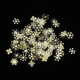 Snowflakes Glitter Decals Christmas Gold Stickers Winter Sequins Paillette 3D Sparkly Flakes Holographic Nail Supplies Decorations Accessories Manicure 1 Box Snowflakes Glitter Decals Christmas Gold Stickers Winter Sequins Paillette 3D Sparkly Flakes Holographic Nail Supplies Decorations Accessories Manicure 1 Box