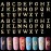 PAGOW Rhinetone Letters Nail Studs, 3D Capital Alphabet Metal Art Beauty Design Charm Trim DIY Manicure Jewelry Making Crafts Decoration for Women Girls Xmas52Pcs Gold