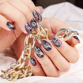 PAGOW Rhinetone Letters Nail Studs, 3D Capital Alphabet Metal Art Beauty Design Charm Trim DIY Manicure Jewelry Making Crafts Decoration for Women Girls Xmas52Pcs Gold PAGOW Rhinetone Letters Nail Studs, 3D Capital Alphabet Metal Art Beauty Design Charm Trim DIY Manicure Jewelry Making Crafts Decoration for Women Girls Xmas52Pcs Gold