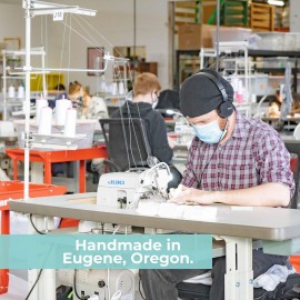 Marley\'s Monsters Facial Rounds 20 Count Pack + Laundry Bag - Soft and Reusable Organic Cotton Rounds (Organic Natural)