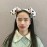CHEU dalmatian ears headband for halloween puppy dog costume play