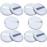 Powder Puffs - Extra Large Jumbo 4.5 - 100% Pure Cotton Soft Fluffy Washable Puff for Makeup Face Body Loose Powder Foundation (10-Pack, White 4.5)
