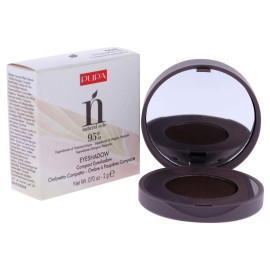 Pupa Milano Natural Side Eyeshadow 008 Chocolate Brown - Light, Satin, Easy-Blending Eyeshadow Powder to Make Eyes Pop - Neutral Shadow Color - Paraben, Silicone-Free Formula - 0.07 oz