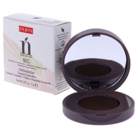 Pupa Milano Natural Side Eyeshadow 008 Chocolate Brown - Light, Satin, Easy-Blending Eyeshadow Powder to Make Eyes Pop - Neutral Shadow Color - Paraben, Silicone-Free Formula - 0.07 oz