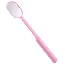 Pretty memory Lash Mirror, 270 Degree Free Rotation Lash Extension Supplies, Lightweight Makeup Mirror for Eyelash Extensions Supplies (Pink)