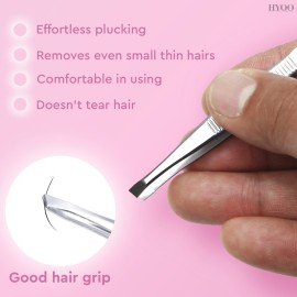 Eyebrow Tweezers for Women Facial Hair - 24 Pcs Stainless Steel 3.5 Mini Tweezers Bulk Pack with Heart Clamps, Effortless Eyebrow Plucking - Compact Size, Designed for Home & Professional Use Eyebrow Tweezers for Women Facial Hair - 24 Pcs Stainless Steel 3.5 Mini Tweezers Bulk Pack with Heart Clamps, Effortless Eyebrow Plucking - Compact Size, Designed for Home & Professional Use