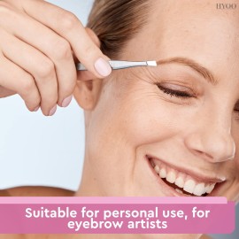 Eyebrow Tweezers for Women Facial Hair - 24 Pcs Stainless Steel 3.5 Mini Tweezers Bulk Pack with Heart Clamps, Effortless Eyebrow Plucking - Compact Size, Designed for Home & Professional Use Eyebrow Tweezers for Women Facial Hair - 24 Pcs Stainless Steel 3.5 Mini Tweezers Bulk Pack with Heart Clamps, Effortless Eyebrow Plucking - Compact Size, Designed for Home & Professional Use