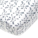 HonestBaby unisex-baby Classics Fitted Crib Sheets Set Standard Mattress, 100% Organic Cotton Baby Boys, Girls, Neutral, 2 Pack - Light Pink, One Size