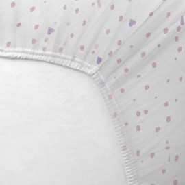 HonestBaby unisex-baby Fitted Crib Sheets Set Standard Mattress, 100% Organic Cotton Baby Boys, Girls, Neutral, 1 Pack - Light Blue, One Size